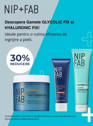 Promotie cu reducere 30% la Nip+Fab