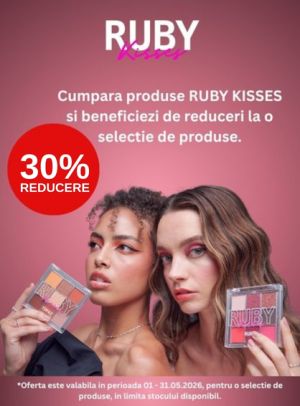 Promotie cu reducere 30% la Ruby Kisses