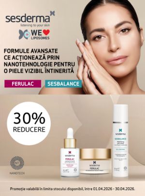 Promotie cu reducere 30% la Sesderma