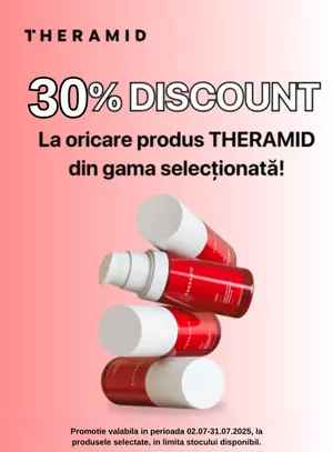 Promotie cu reducere 30% la Theramid