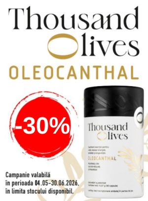 Promotie cu reducere 30% la Thousand Olives