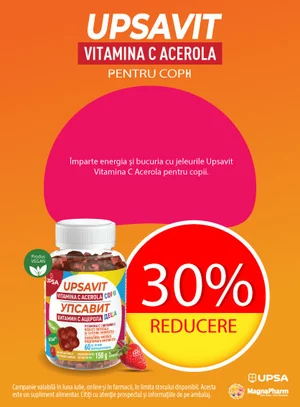 Promotie cu reducere 30% la Upsavit