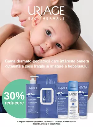 Promotie cu reducere 30% la Uriage 1er Bebe