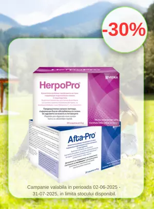 Promotie cu reducere 30% la Vedra