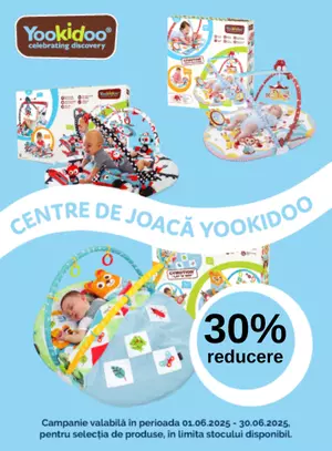 Promotie cu reducere 30% la Yookidoo