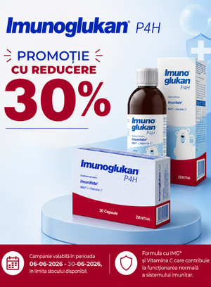 Promotie cu reducere 30% la Zentiva - Imunoglukan