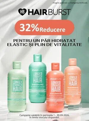 Promotie cu reducere 32% la Hairburst
