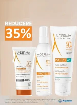 Promotie cu reducere 35% la Aderma