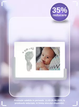 Promotie cu reducere 35% la Baby Art