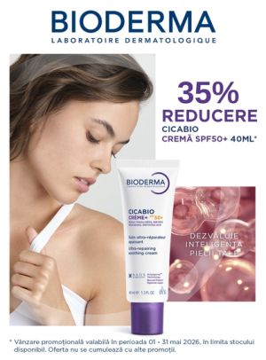 Promotie cu reducere 35% la Bioderma Cicabio