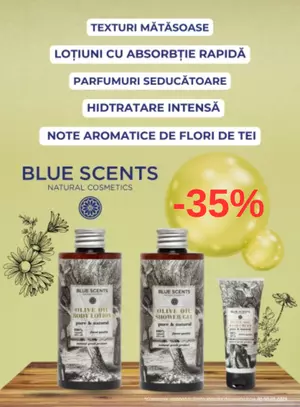 Promotie cu reducere 35% la Blue Scents