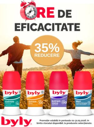 Promotie cu reducere 35% la Byly