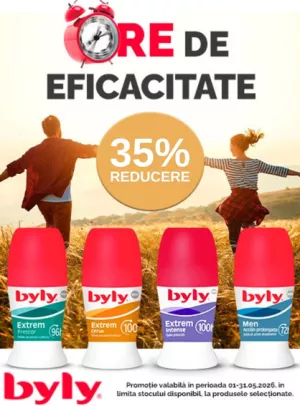 Promotie cu reducere 35% la Byly