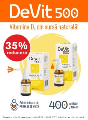 Promotie cu reducere 35% la Devit