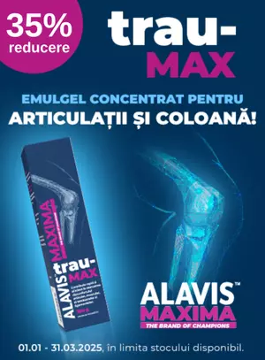 Promotie cu reducere 35% la Emulgel Trau-Max Alavis Maxima