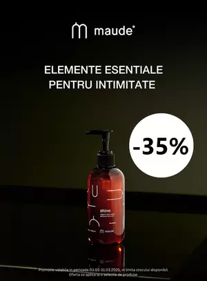 Promotie cu reducere 35% la Maude