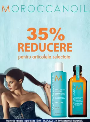 Promotie cu reducere 35% la Moroccanoil