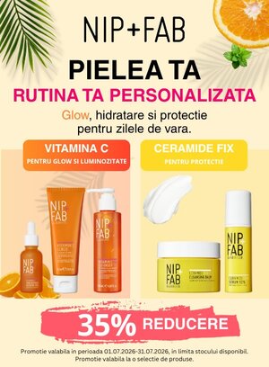 Promotie cu reducere 35% la Nip+Fab