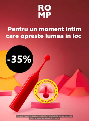 Promotie cu reducere 35% la ROMP