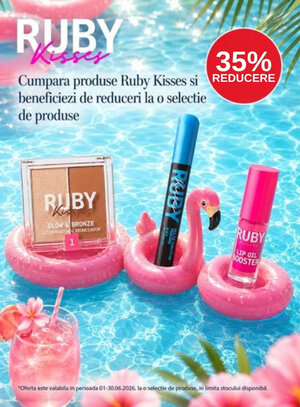 Promotie cu reducere 35% la Ruby Kisses