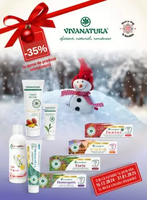 Promotie cu reducere 35% la Vivanatura