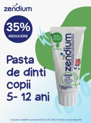 Promotie cu reducere 35% la Zendium