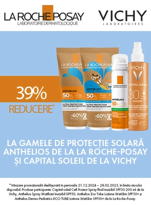 Promotie cu reducere 39% la Vichy si La Roche Posay