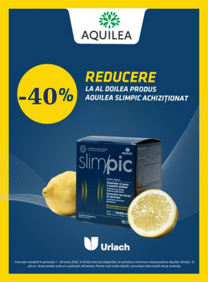 Promotie cu reducere 40% la al doilea produs Uriach