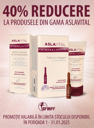 Promotie cu reducere 40% la Aslavital