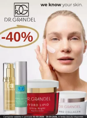 Promotie cu reducere 40% la Dr Grandel