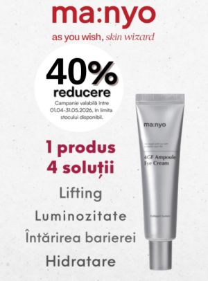 Promotie cu reducere 40% la Manyo