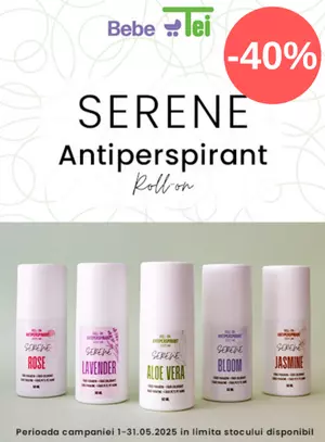 Promotie cu reducere 40% la Serene