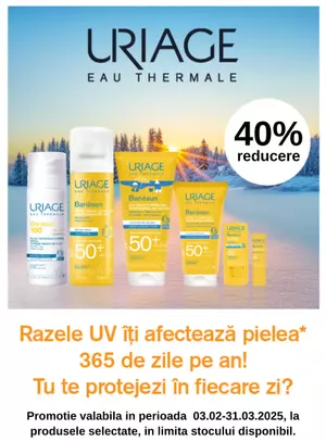 Promotie cu reducere 40% la Uriage Bariesun