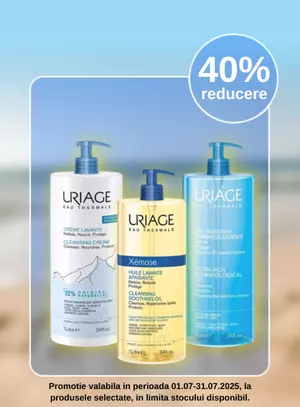 Promotie cu reducere 40% la Uriage