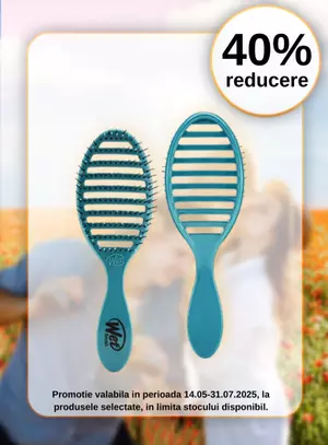 Promotie cu reducere 40% la Wet Brush