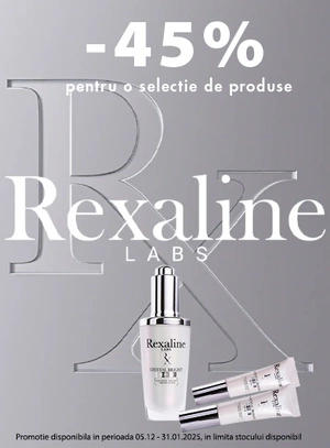 Promotie cu reducere 45% la Rexaline