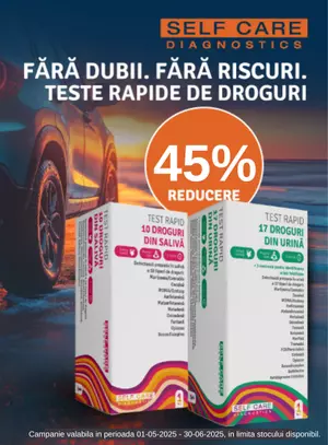 Promotie cu reducere 45% la Self Care