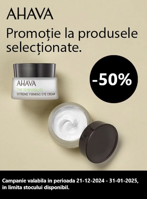 Promotie cu reducere 50% la Ahava