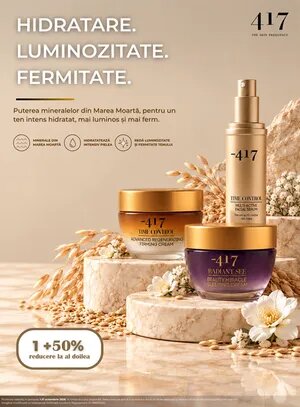 Promotie cu reducere 50% la al doilea produs Minus 417