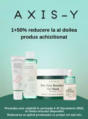 Promotie cu reducere 50% la Axis-Y