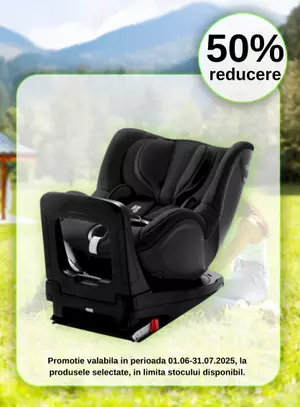 Promotie cu reducere 50% la Britax