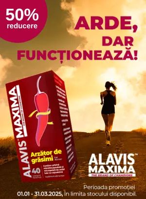 Promotie cu reducere 50% la Fat Burner Alavis Maxima