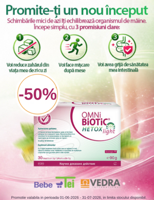 Promotie cu reducere 50% la Institut Allergosan -  Omnibiotic Hetox