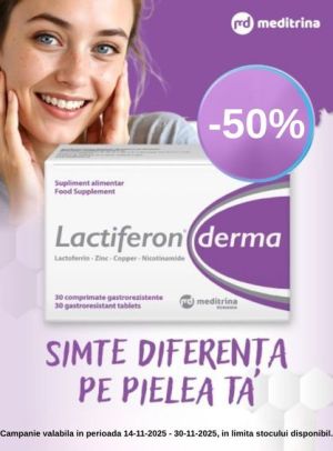 Promotie cu reducere 50% la Lactiferon