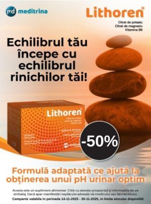 Promotie cu reducere 50% la Lithoren