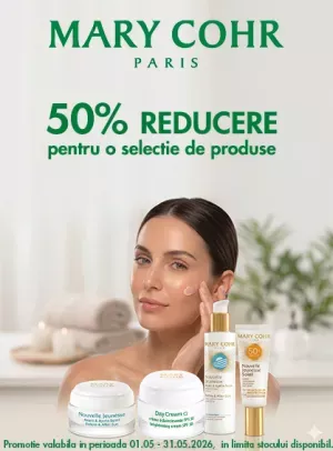 Promotie cu reducere 50% la Mary Cohr