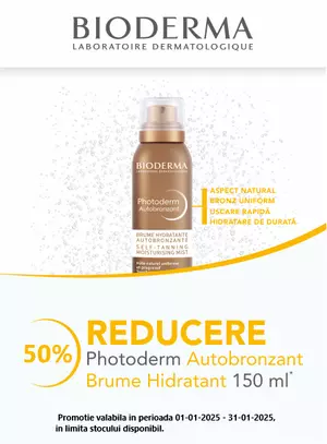 Promotie cu reducere 50% la Photoderm