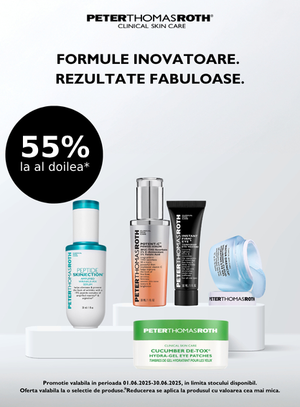 Promotie cu reducere 55% la al doilea produs Peter Thomas Roth