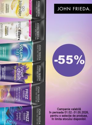 Promotie cu reducere 55% la John Frieda