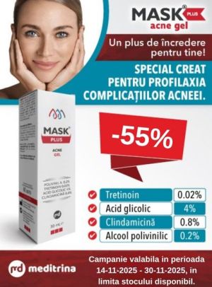 Promotie cu reducere 55% la Mask Plus